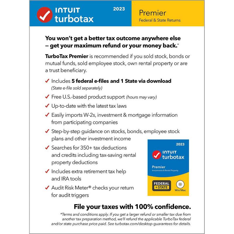 TurboTax 2023 Premier Tax Software, 3 of 7