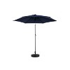 DOMETOUR 9FT Outdoor Patio Umbrella with Tilt and Crank, 6 Sturdy Ribs, Navy Blue (Base Not Included) - 4 of 4