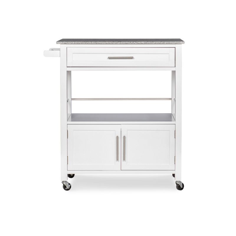 Cameron Kitchen Cart with Granite Top - Linon, 4 of 15