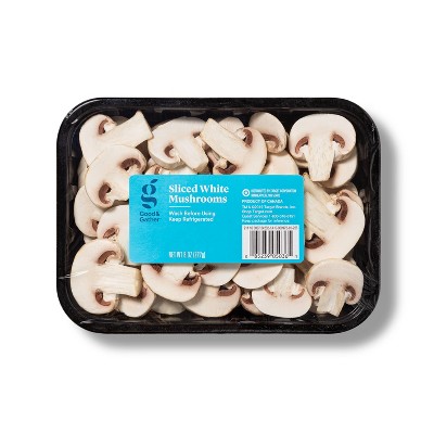 Sliced White Mushrooms - 8oz - Good & Gather™