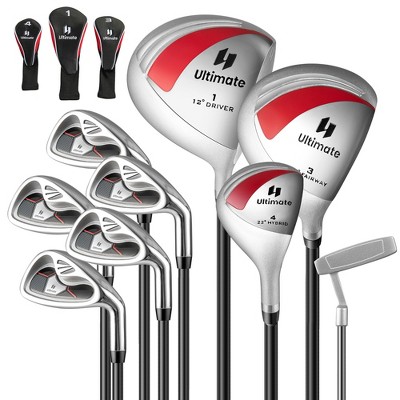 Tangkula Women's 9 Pieces Complete Golf Club Set w/ 460cc Alloy Driver & Head Covers