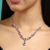 SOHI Women's Crimson Red The Monaco Collar Necklace - 4 of 4