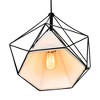 CWI Lighting Diamond 1 Light Down Pendant With Black Finish - 4 of 4