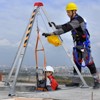 VEVOR Confined Space Tripod Kit, Confined Space Tripod 8' Legs and 98' Cable, Rescue Tripod 32.8' Fall Protection, 2600 lbs Winch,silver - 2 of 4