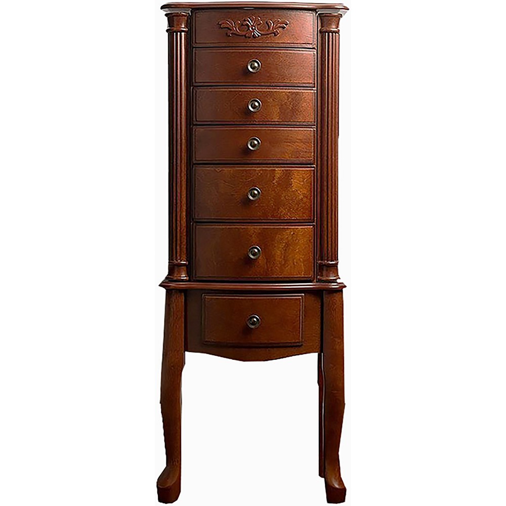 Morgan Standing Jewelry Armoire Cherry - Hives & Honey