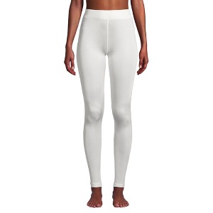 Lands' End Women's Silk Interlock Long Underwear Leggings Pants - 1 of 4