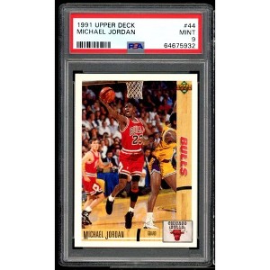 Michael Jordan Card 1991-92 Upper Deck #44 PSA 9 - 1 of 2