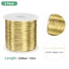 Unique Bargains DIY Crafting Copper Jewelry Beading Wire Roll - 3 of 4