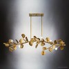 Urban Ambiance Luxury Eclectic Indoor Chandelier,  9-1/2''H x 16"W x 50-1/2''D,  Gold Ombre Finish, UHP4995 - 4 of 4