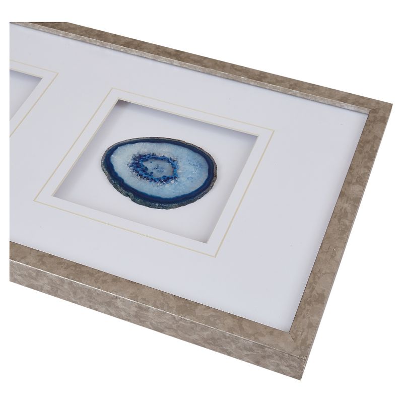 34"x13" Agate Trio Stone Framed Graphic (4" Agate), 4 of 8