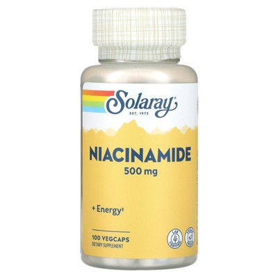 Solaray Niacinamide, 500 mg, 100 VegCaps