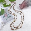 Long Necklaces for Women Trendy, Boho Layered Crystal Beaded Collar Necklaces for Women, Fashion Statement Necklaces Jewelry - 4 of 4
