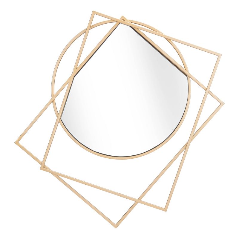 Pinnacle Decorative Wall Mirror Gold - ZM Home, 3 of 7