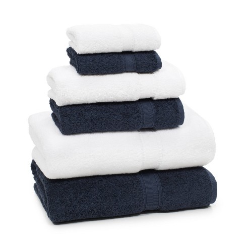 Linum Home Textiles Sinemis 100% Turkish Cotton Terry Bath Towels - Set of 6 White