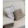 Luxe Belton Faux Fur Pillow | 2-Pack | 12"x20" - 3 of 4