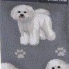 E & S Pet 14.0 Inch Bichon Frise Happy Tails Socks Premium Quality Crew Socks - 3 of 3
