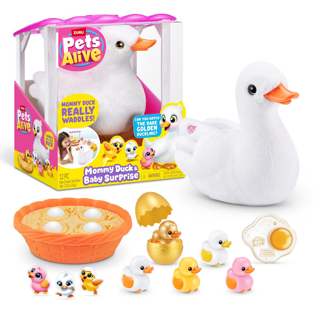 Photos - Soft Toy Pets Alive Mommy Duck & Baby Surprise