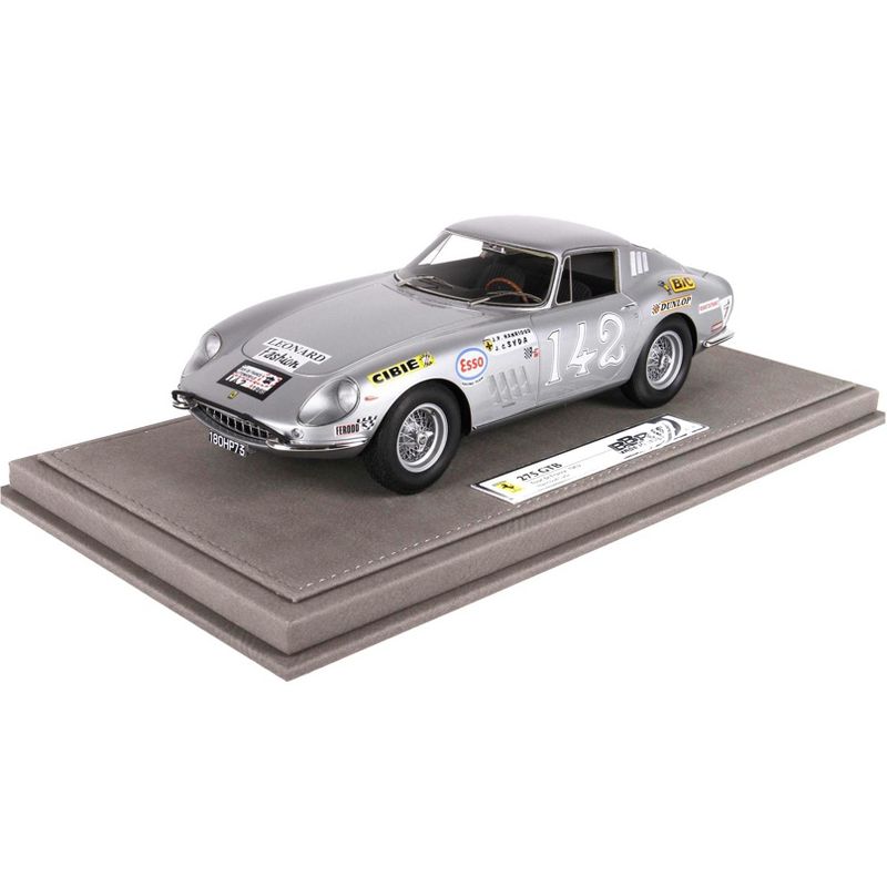 Ferrari 275 GTB #142 "Tour de France" (1969) with DISPLAY CASE Limited Edition to 149 pieces Worldwide 1/18 Model Car by BBR, 4 of 6