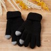Hadley Wren Bailey Knit Gloves - Black - 2 of 4