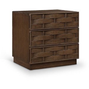 Meridian Furniture,Weave Nightstand - 1 of 4