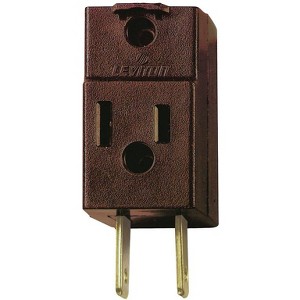 Leviton Polarized 3 outlets Outlet Adapter 1 pk Model No. 00531-000 - 1 of 1