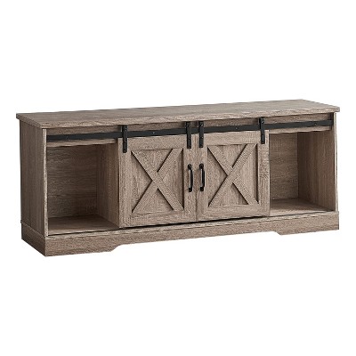 Monarch Specialties Tv Stand 60 Inch Console Media Entertainment Center Storage Cabinet Living Room Bedroom Laminate Brown Transitional