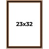PosterPalooza | Photo Size Weathered Gold Picture Frame - UV Acrylic, Foam Board Backing, Hanging Hardware - 2 of 4