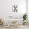 Stupell Industries Asymmetrical Rainbow Reflection Abstract Round Shapes Brown White - 2 of 4