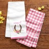 The Lakeside Collection Set of 2 Cowgirl Themed Kitchen Towels - 2 of 2