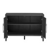ORRD U-Style Wooden Sideboard Cabinet with 2 Doors & Metal Handles, Storage Cabinet for Entryway, Hallway, Living Room - 4 of 4