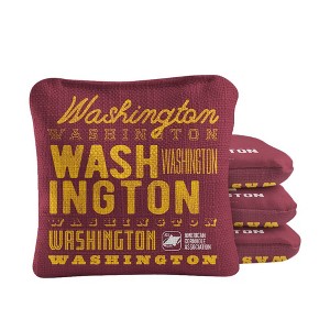 Skip's Garage | Gameday Washington Football Synergy Pro Cornhole Bags (Set of 4) - 1 of 4