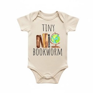 Book Worm Library Newborn Baby Onesie® Bodysuit GS1 - 1 of 4