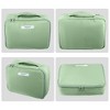 Unique Bargains Makeup Bag Cosmetic Travel Bag Large Makeup Bag Make Up Brush Organizer Bag Toiletry Bag for Women 1 Pcs - 4 of 4
