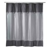 Avanti Linens Braided Medallion Shower Curtain & Hook Set - image 2 of 3