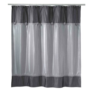 Avanti Braided Medallion Shower Curtain - 1 of 3