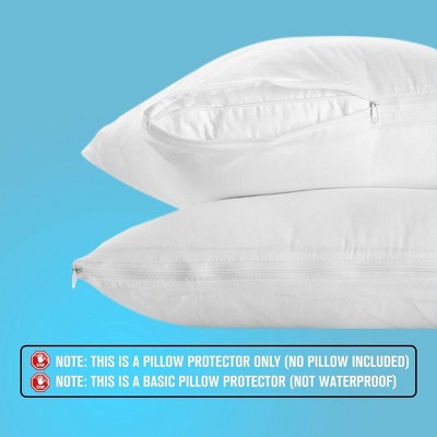 Hypoallergic Standard/Queen Poly-Cotton Pillow Protector Set of 6