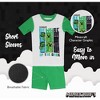 Minecraft Little/Big Boy's 4-Piece Cotton Pajama Set - 4 of 4