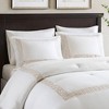 Beau 4 Piece Cotton Sateen With Embroidery Oversized Comforter Set - California King - Multi-color - 4 of 4