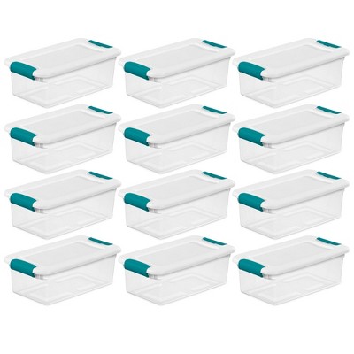 Sterilite Latch Storage Box with White Lid - Shop Closet & Cabinet  Organizers at H-E-B