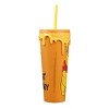 Winnie The Pooh You Had Me At Honey 24 Oz Golden Yellow Honey Drip Tumbler Plastic Cup - 4 of 4