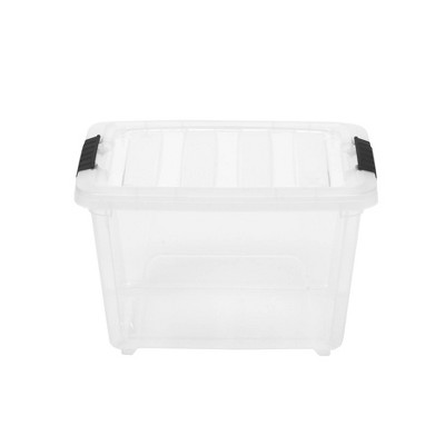 IRIS 19qt Stack & Pull Storage Bin Clear
