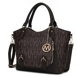 MKF Collection Fula Signature Crossbody Satchel – Vegan Leather Handbag by Mia K - 1 of 4