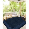 Area Rugs: Washable Non-Slip Simple Geometric Carpet, Soft Low Pile Foldable Stain Resistant Rugs for Bedroom, Home - 3 of 4