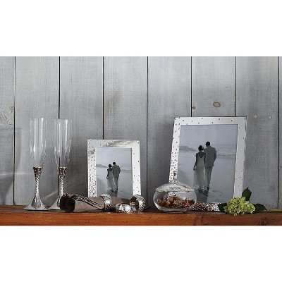Silver Metallic 5x7 Tabletop Photo Frame