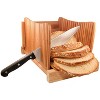 DBTech Bamboo Bread Slicer for Homemade Bread, Cutter Guide Board - 3 of 4