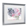 Trademark Fine Art Sheila Golden Blue Indigo Matted Framed Art - 3 of 4