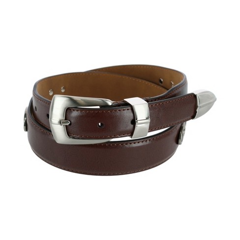 Two Tone 32mm Braided Belt in Light Brown