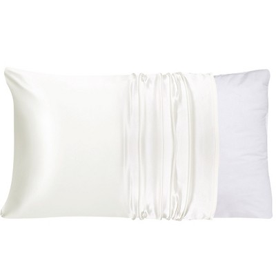 PiccoCasa 100% Pure Silk Hidden Zipper Closure Smooth Pillowcases