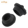 Unique Bargains Rubber Bathtub Sink Drain Stoppers with Hanging Ring 4 Pcs - 3 of 4
