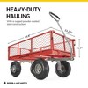 Gorilla Cart 1000 Pound Capacity Heavy Duty Steel Mesh Utility Wagon Cart - image 4 of 4